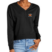 Embroidered - Women's Perfect Tri ® Fleece V Neck Sweatshirt Thumbnail