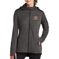 Embroidered - Ladies Hooded Soft Shell Jacket Thumbnail