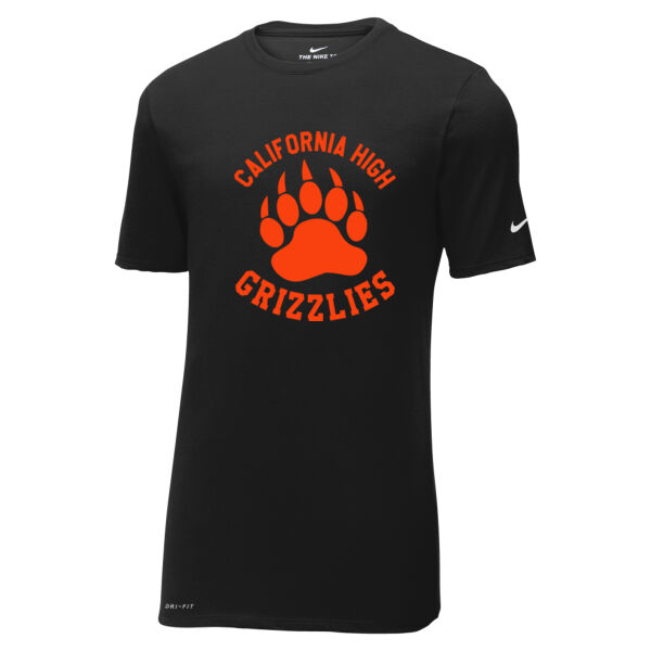 Cal High Grizzlies Paw - Dri FIT Cotton/Poly Tee Thumbnail