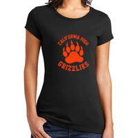 Cal High Grizzlies Paw - Women's Fitted Very Important Tee ® Thumbnail